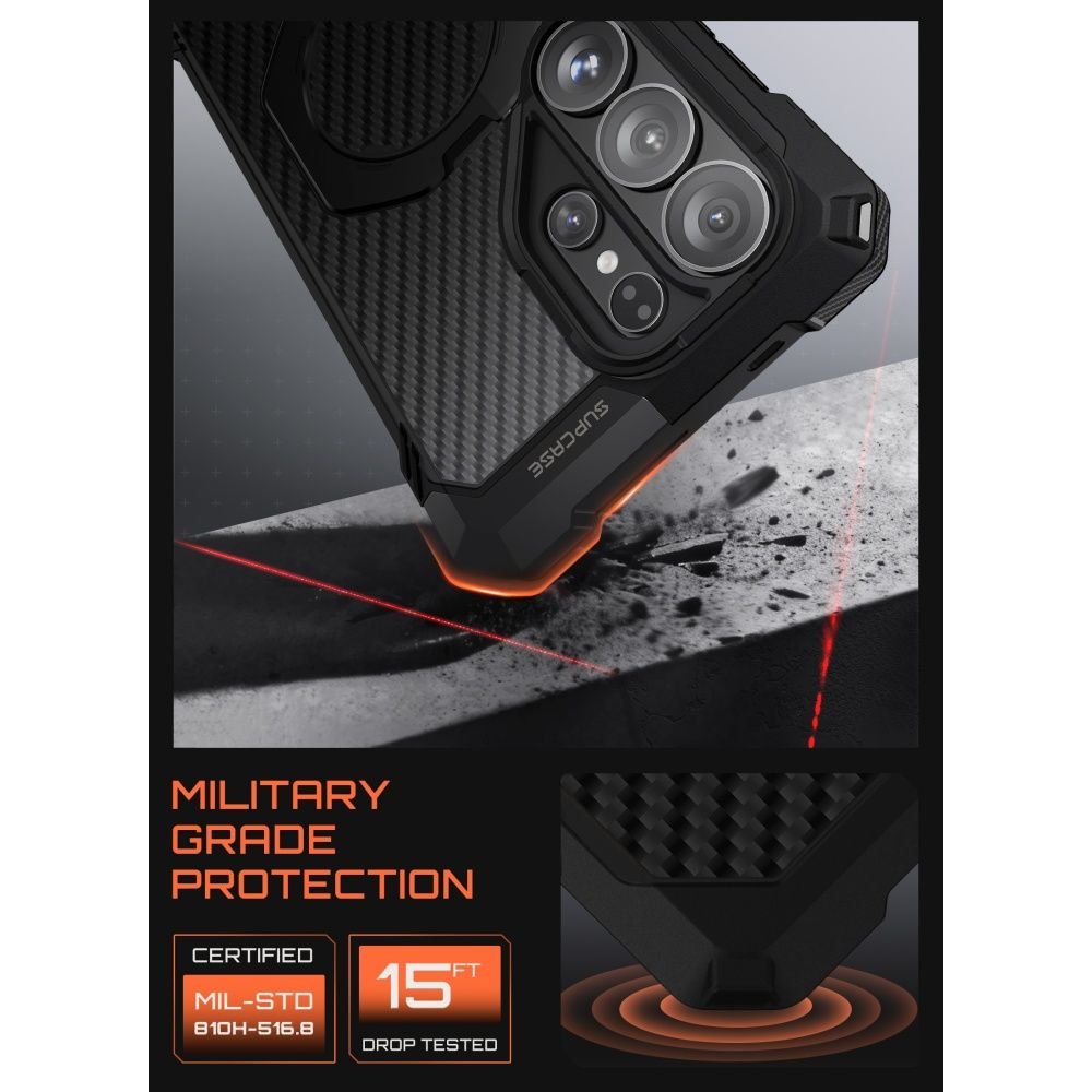 Supcase Samsung Galaxy S26 Ultra - Σκληρή Θήκη με MagSafe και Stand - UB Grip Mag - Aramid