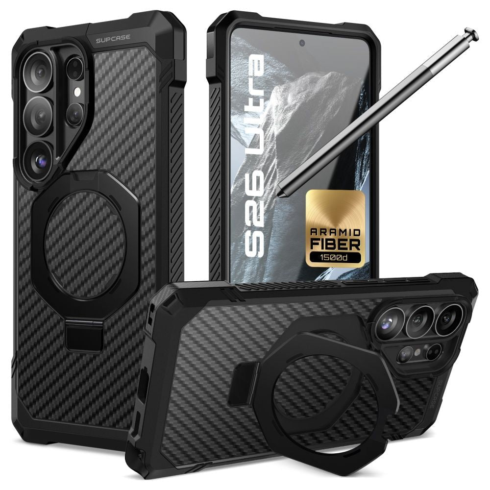 Supcase Samsung Galaxy S26 Ultra - Σκληρή Θήκη με MagSafe και Stand - UB Grip Mag - Aramid