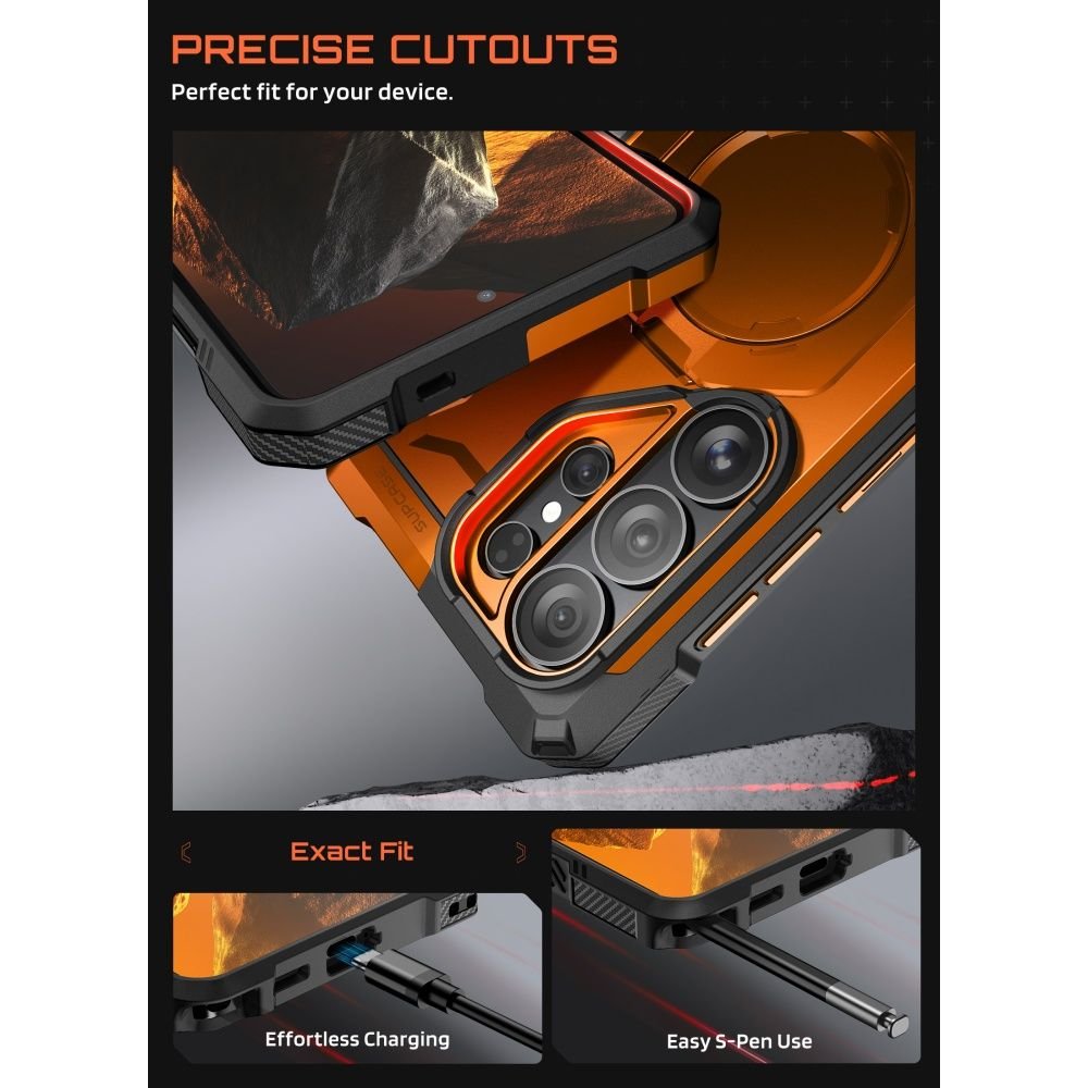 Supcase Samsung Galaxy S26 Ultra - Σκληρή Θήκη με MagSafe και Stand - UB Grip Mag - Coral