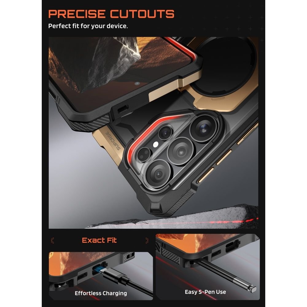 Supcase Samsung Galaxy S26 Ultra - Σκληρή Θήκη με MagSafe και Stand - UB Grip Mag - Desert