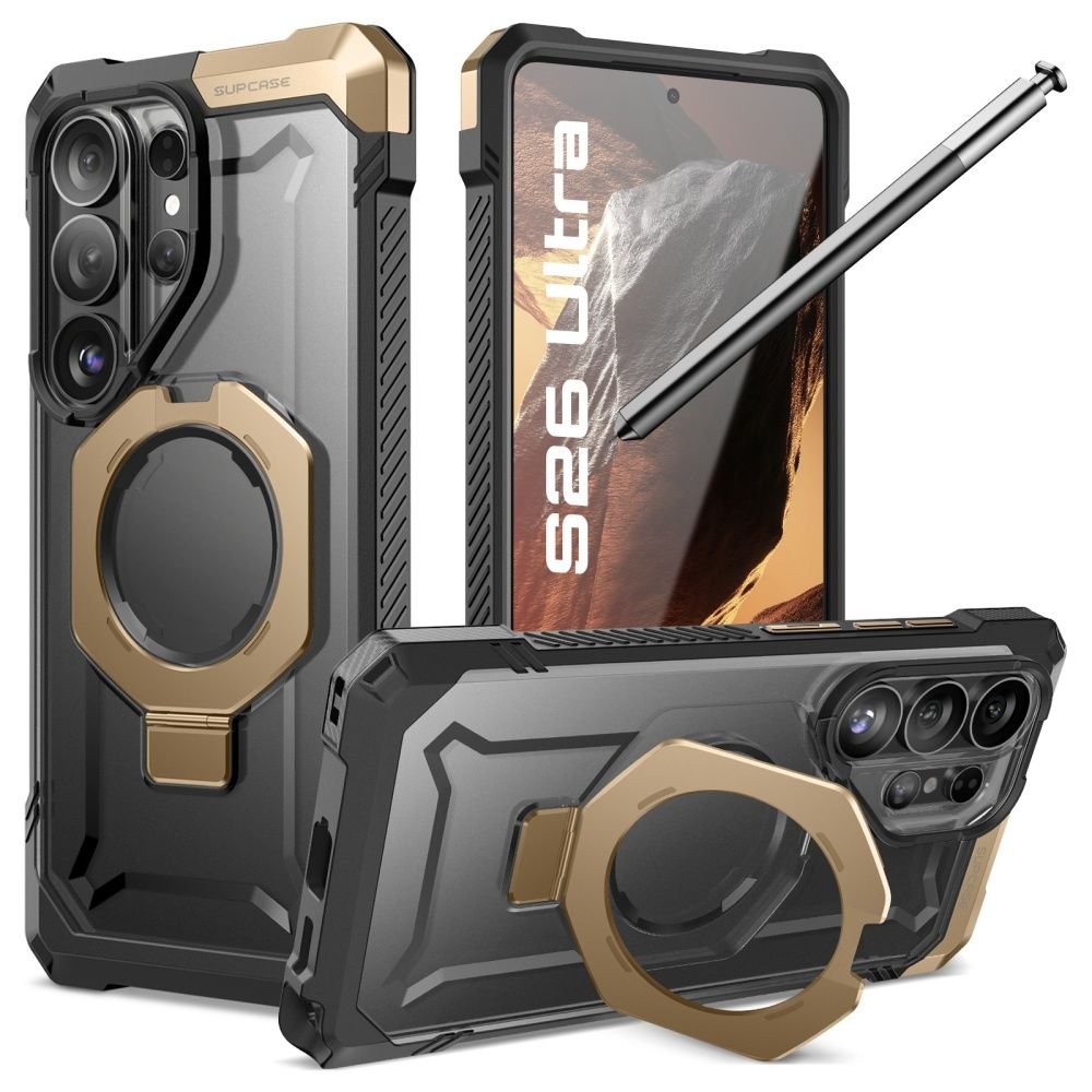 Supcase Samsung Galaxy S26 Ultra - Σκληρή Θήκη με MagSafe και Stand - UB Grip Mag - Desert