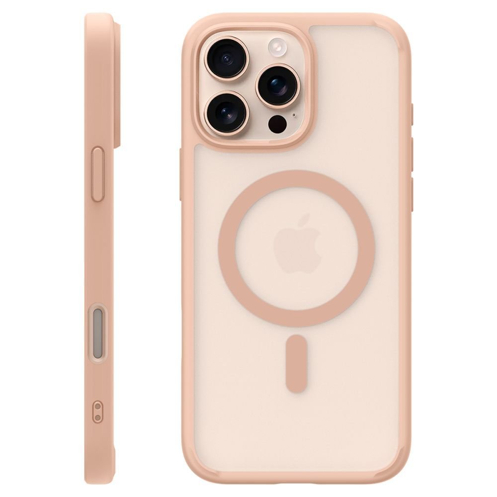 Spigen iPhone 16 Pro Max Ultra Hybrid T Mag Σκληρή Θήκη με Πλαίσιο Σιλικόνης με MagSafe - Frost Rose Titanium