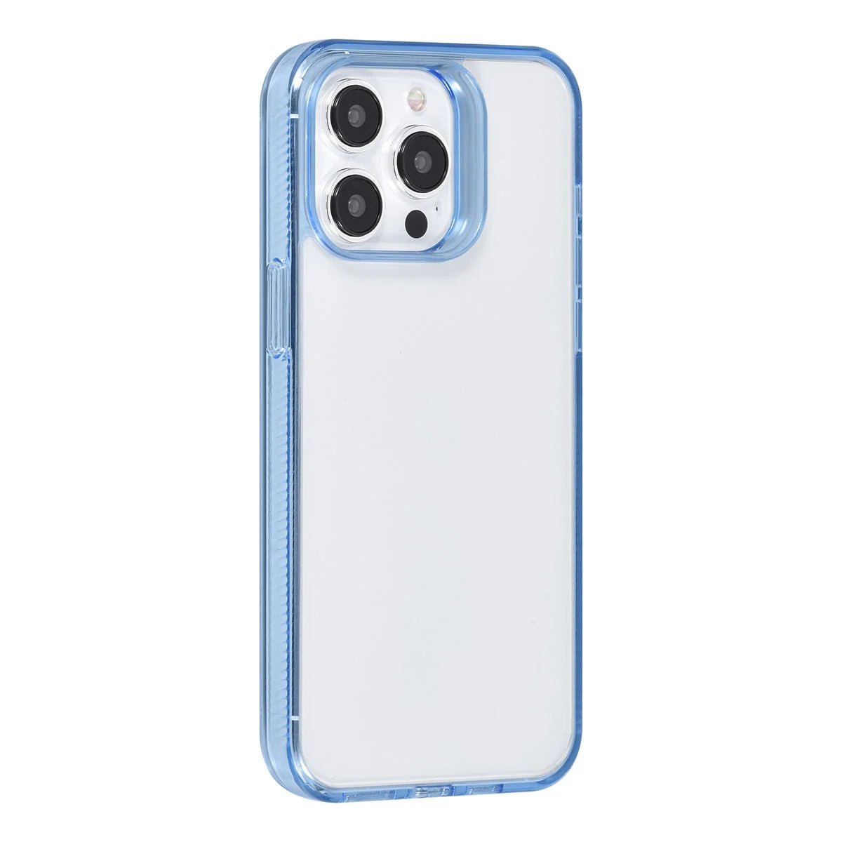 Tuniq iPhone 15 Pro Max - Σκληρή Θήκη με Πλαίσιο Σιλικόνης - Ημιδιάφανο Μπλε / Διάφανο