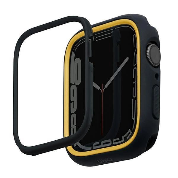 Uniq Θήκη Apple Watch 4 / 5 / 6 / 7 / 8 / 9 / SE / SE 2 - 40 / 41 mm Moduo με 2 Εναλλάξιμα Πλαίσια - Black / Mustard