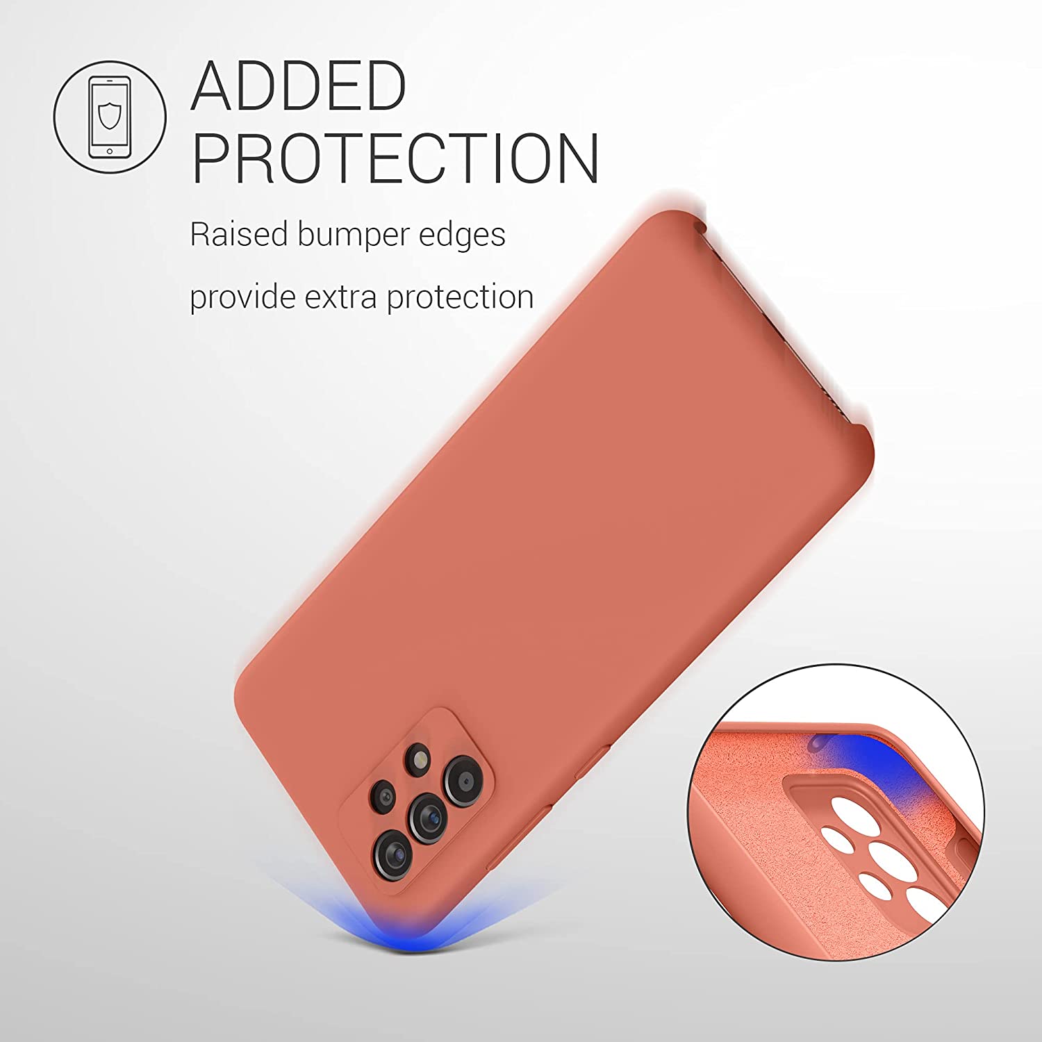 KW Samsung Galaxy A52 / A52 5G / A52s 5G Θήκη Σιλικόνης Rubber TPU - Blush Beauty - 54347.215