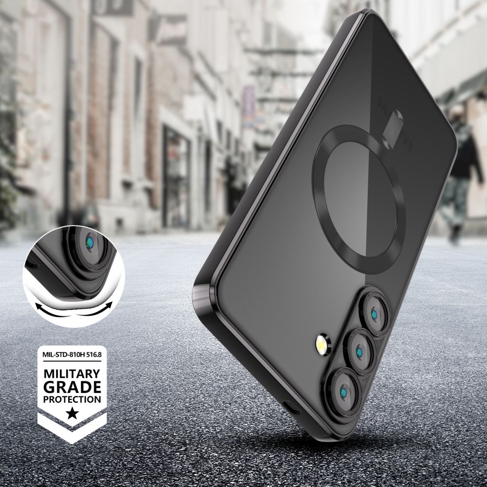Tech - Protect Samsung Galaxy S25 Plus MagFlex Θήκη Σιλικόνης TPU με MagSafe - Shiny Black