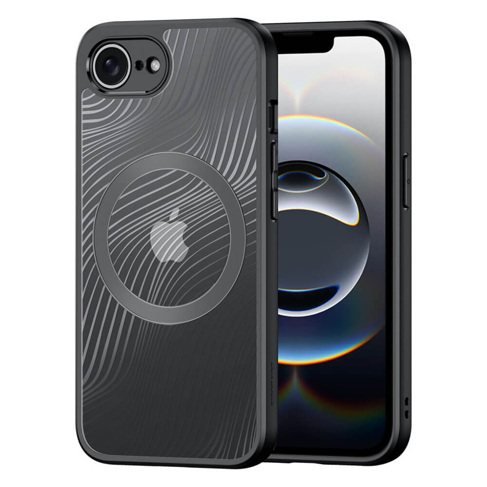 Dux Ducis iPhone 16e - Aimo MagSafe - Σκληρή Θήκη με Πλαίσιο Σιλικόνης - Black
