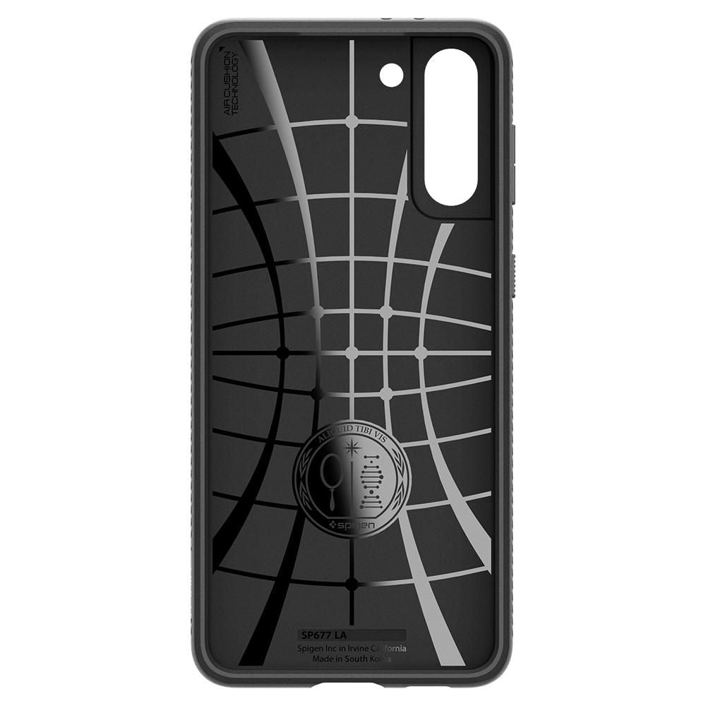 Spigen Samsung Galaxy S21 Liquid Air Θήκη Σιλικόνης - Matte Black