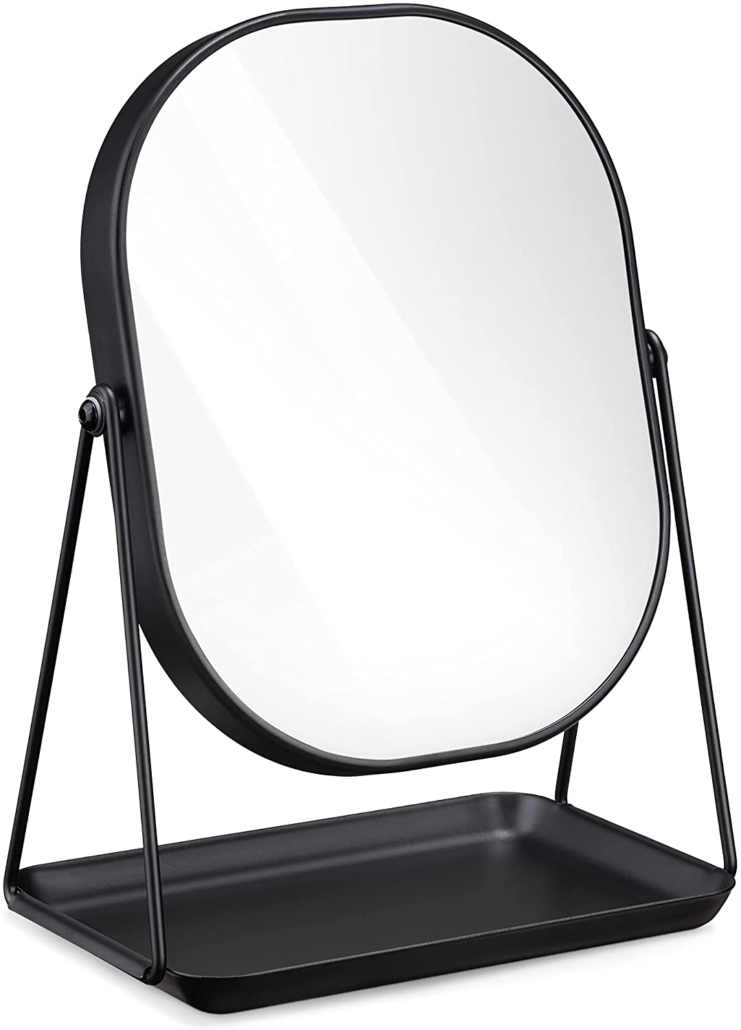 Navaris Free Standing Makeup Mirror - Καθρέπτης Μακιγιάζ - Black - 49361.01