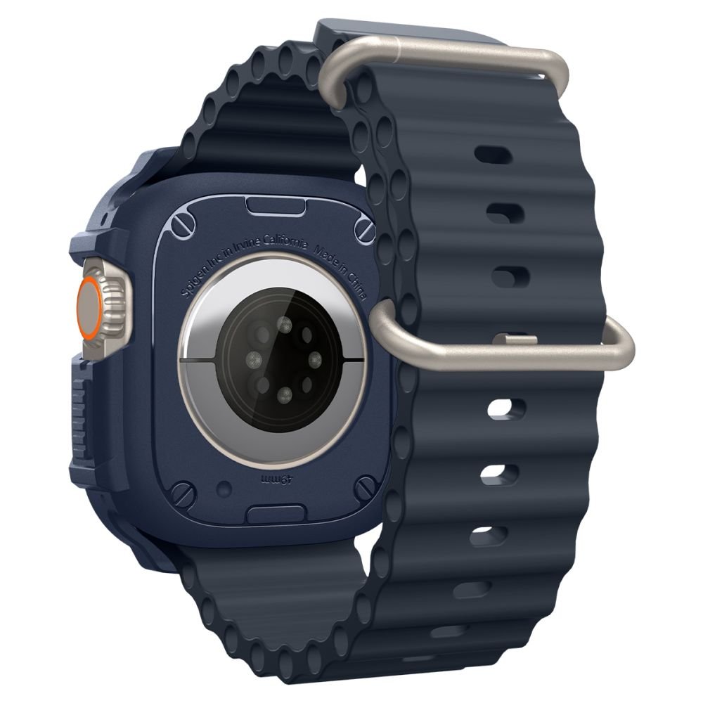 Spigen Θήκη Apple Watch Ultra (1/2/3) - 49mm Rugged Armor - Navy Blue