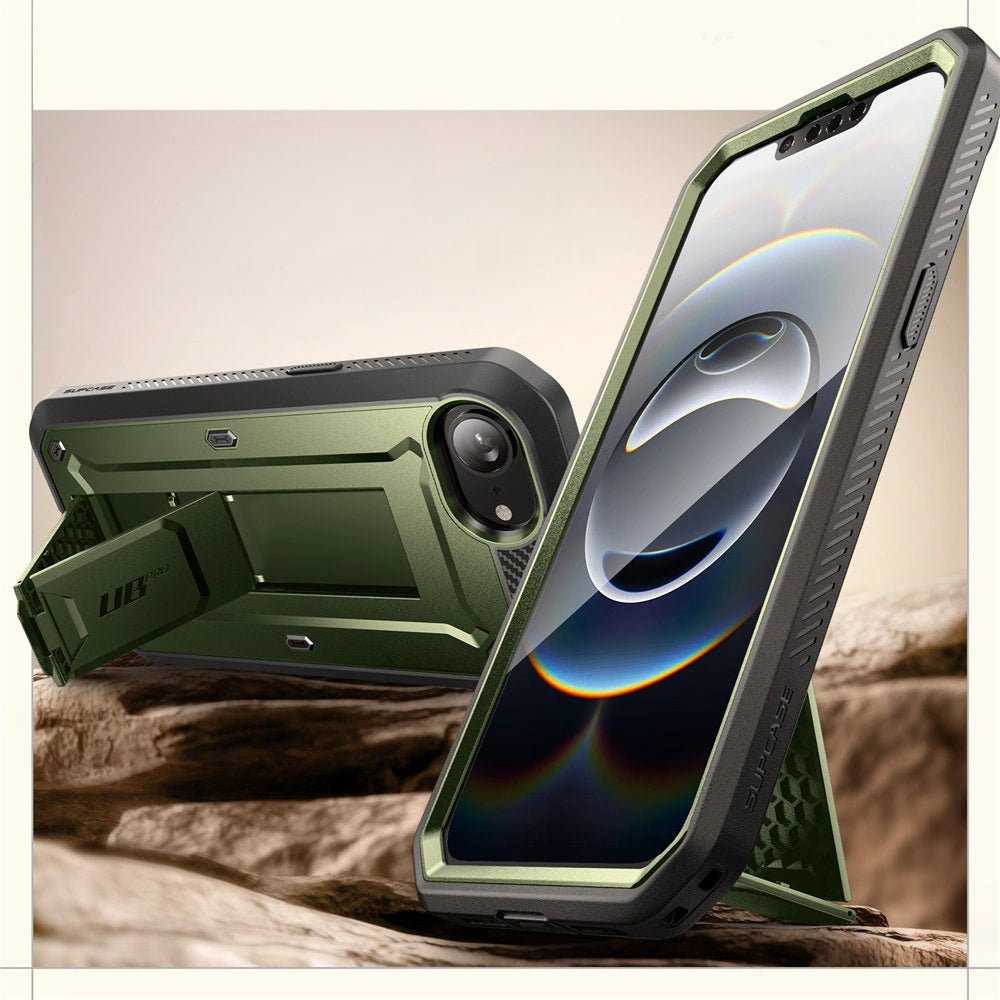 Supcase iPhone 16e Unicorn Beetle Pro Σκληρή Θήκη με Προστασία Οθόνης και Stand - 