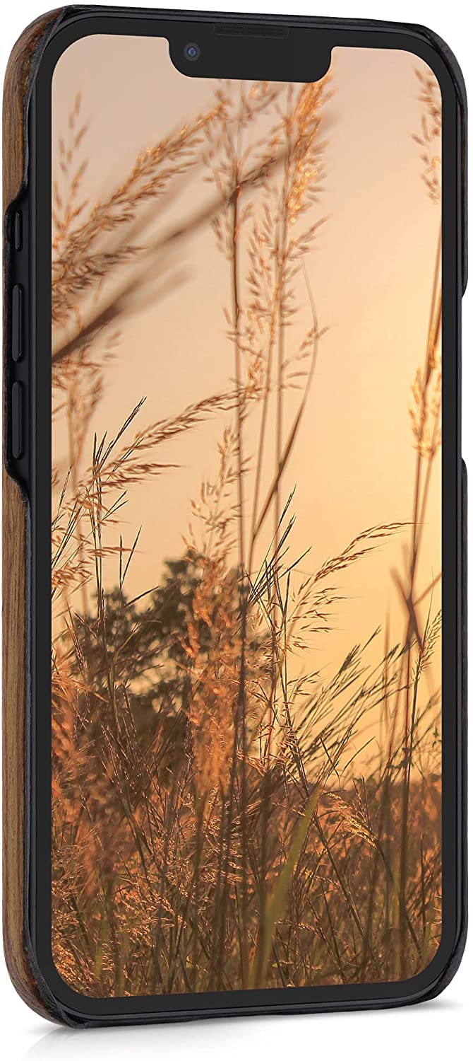 Kalibri iPhone 13 Σκληρή Θήκη από Φυσικό Ξύλο - Brown - 56406.05