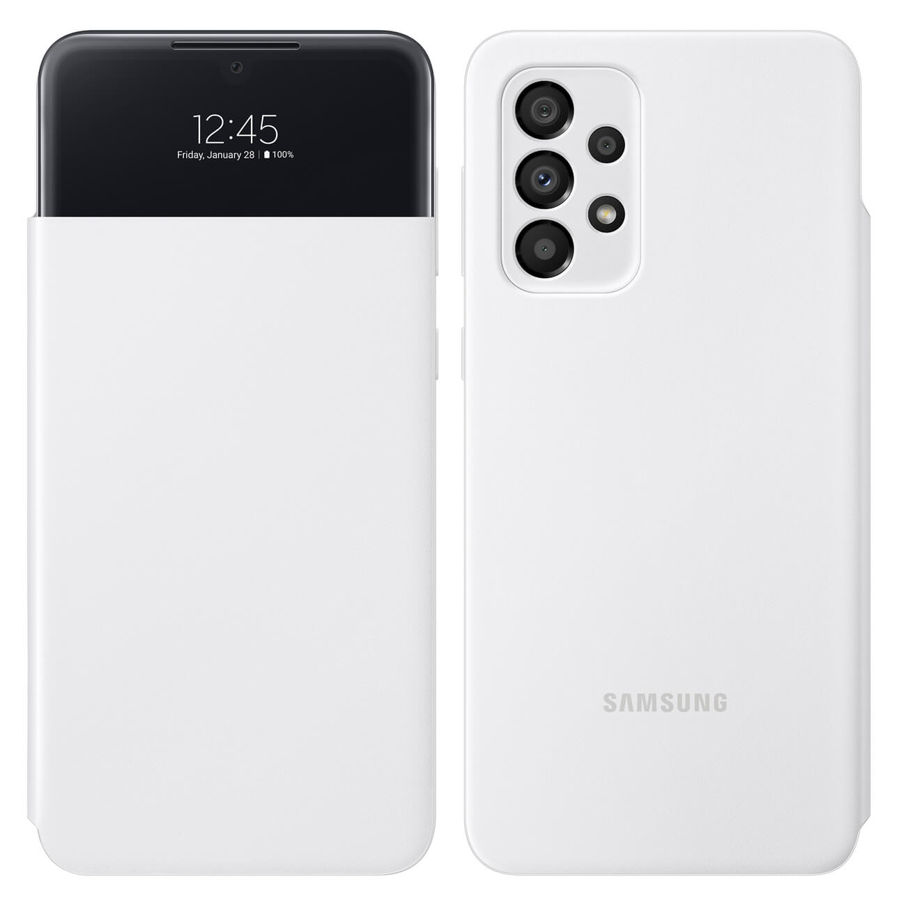 Samsung S - View Samsung Galaxy A33 5G Θήκη Βιβλίο - White - EF - EA336PWEGEE