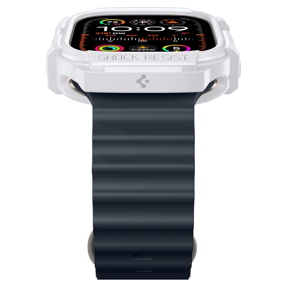 Spigen Θήκη Apple Watch Ultra (1/2/3) - 49mm Rugged Armor - White