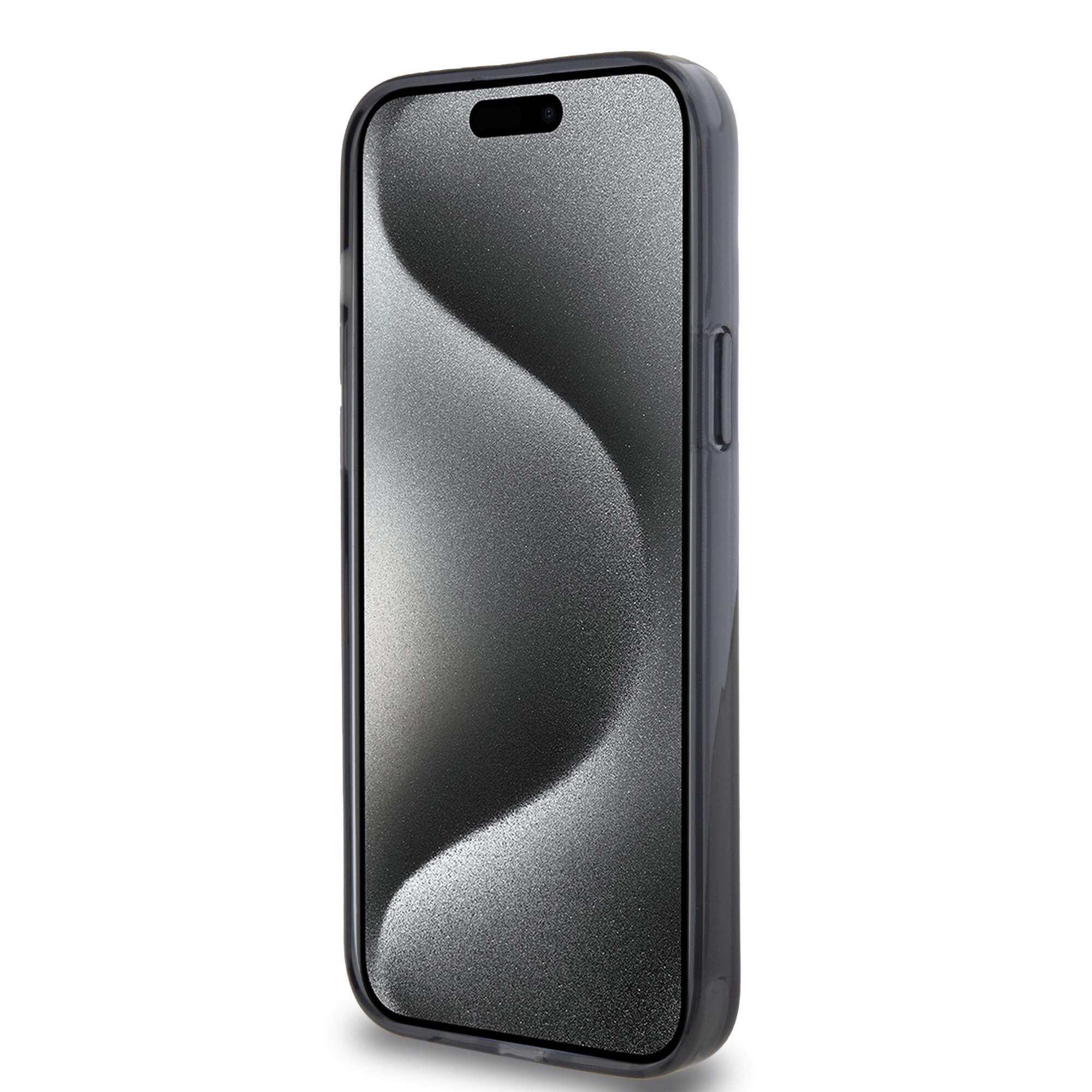 Karl Lagerfeld iPhone 15 Plus / 14 Plus Ring Stand Karl Head MagSafe Σκληρή Θήκη με Πλαίσιο Σιλικόνης και MagSafe - Black - KLHMP15MHMRSKHK