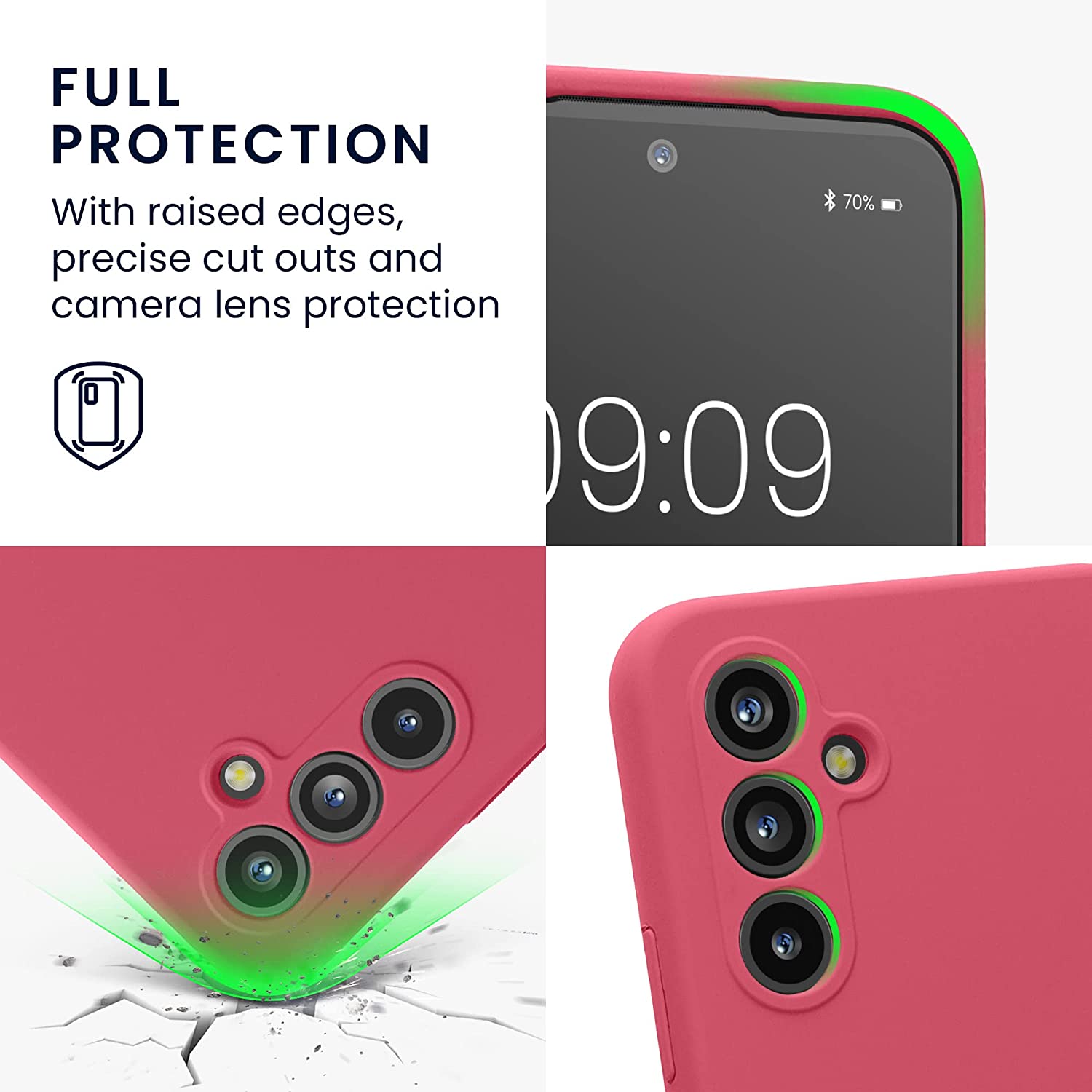KW Samsung Galaxy A54 5G Θήκη Σιλικόνης Rubberized TPU - Sweet Candy - 60795.212