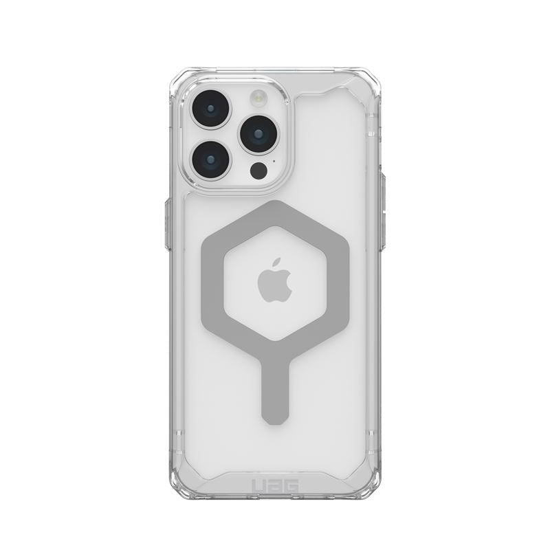 UAG iPhone 15 Pro Max Plyo Series Θήκη Υψηλής Προστασίας με MagSafe - Ice / Silver - Διάφανη