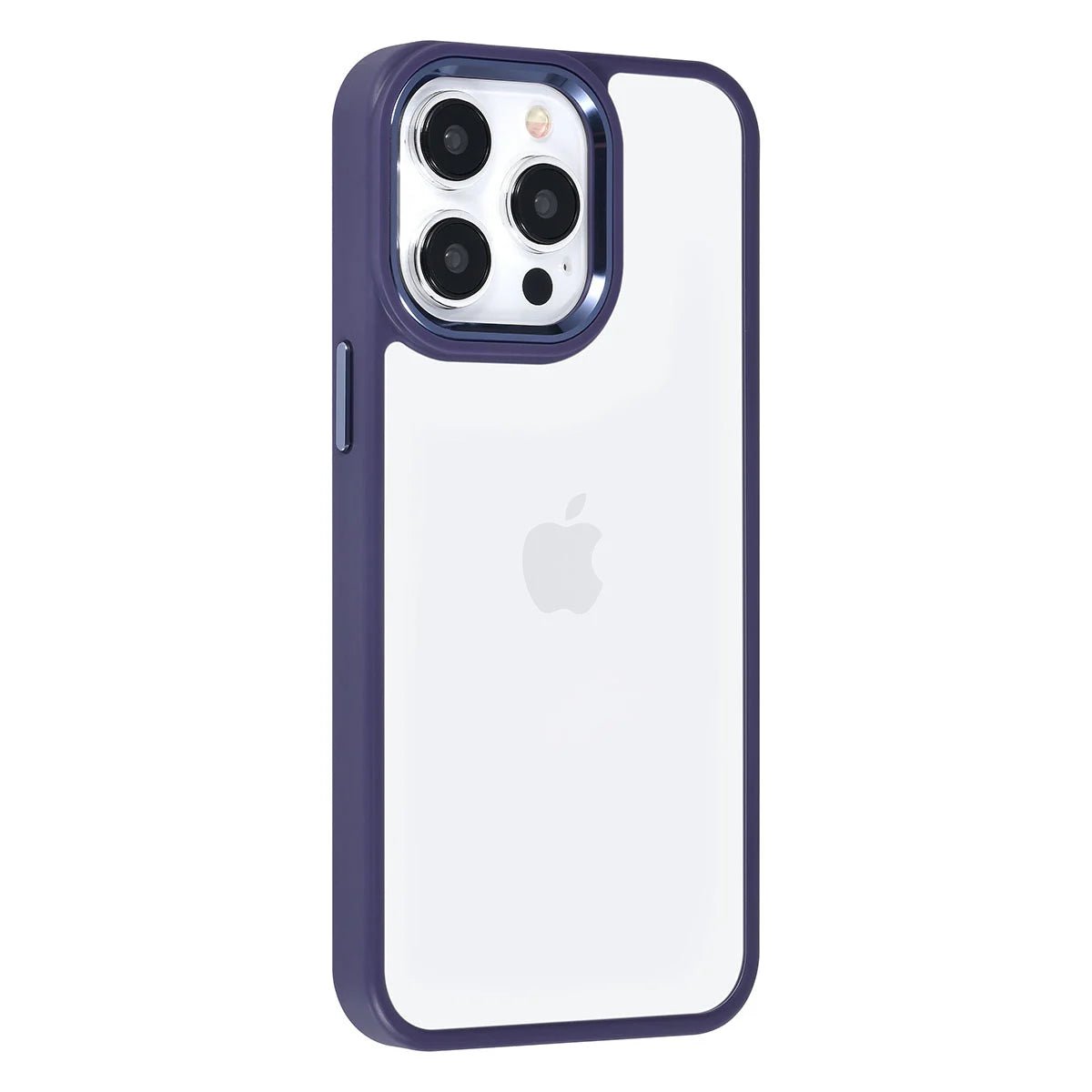 Tuniq iPhone 15 Pro Max - Σκληρή Θήκη με Πλαίσιο Σιλικόνης - Μοβ / Διάφανο