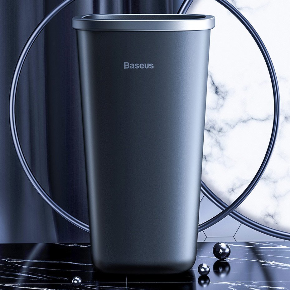 Baseus Automotive Garbage Can - Μίνι Κάδος Απορριμμάτων για το Αυτοκίνητο - Black - CRLJT - A01