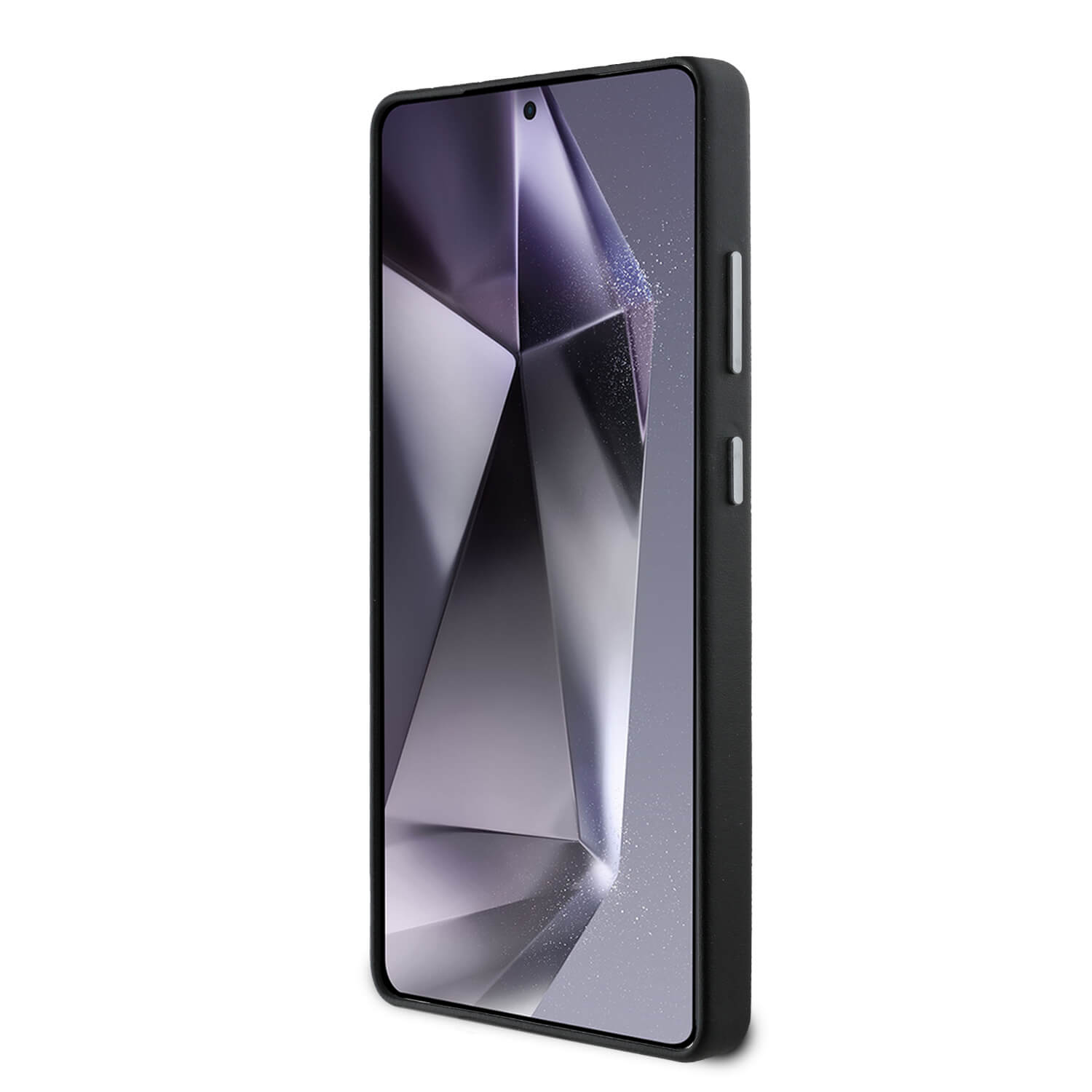 DKNY Samsung Galaxy S25 Ultra - Leather Heart of NY - MagSafe Σκληρή Θήκη με Επένδυση Συνθετικού Δέρματος - Black