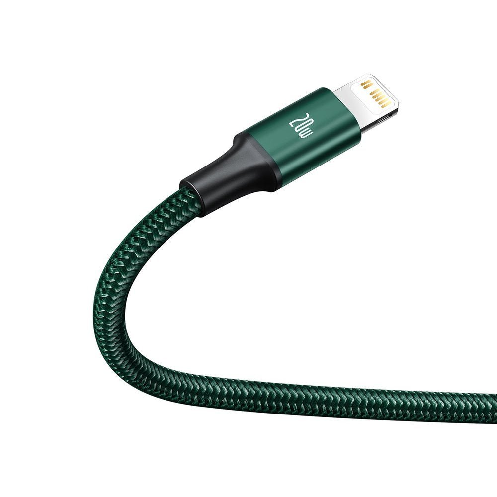 Baseus Rapid 3in1 Καλώδιο Φόρτισης Type - C 20W 1.5m - Micro USB / Lightning / Type - C - Green - CAMLT - SC06