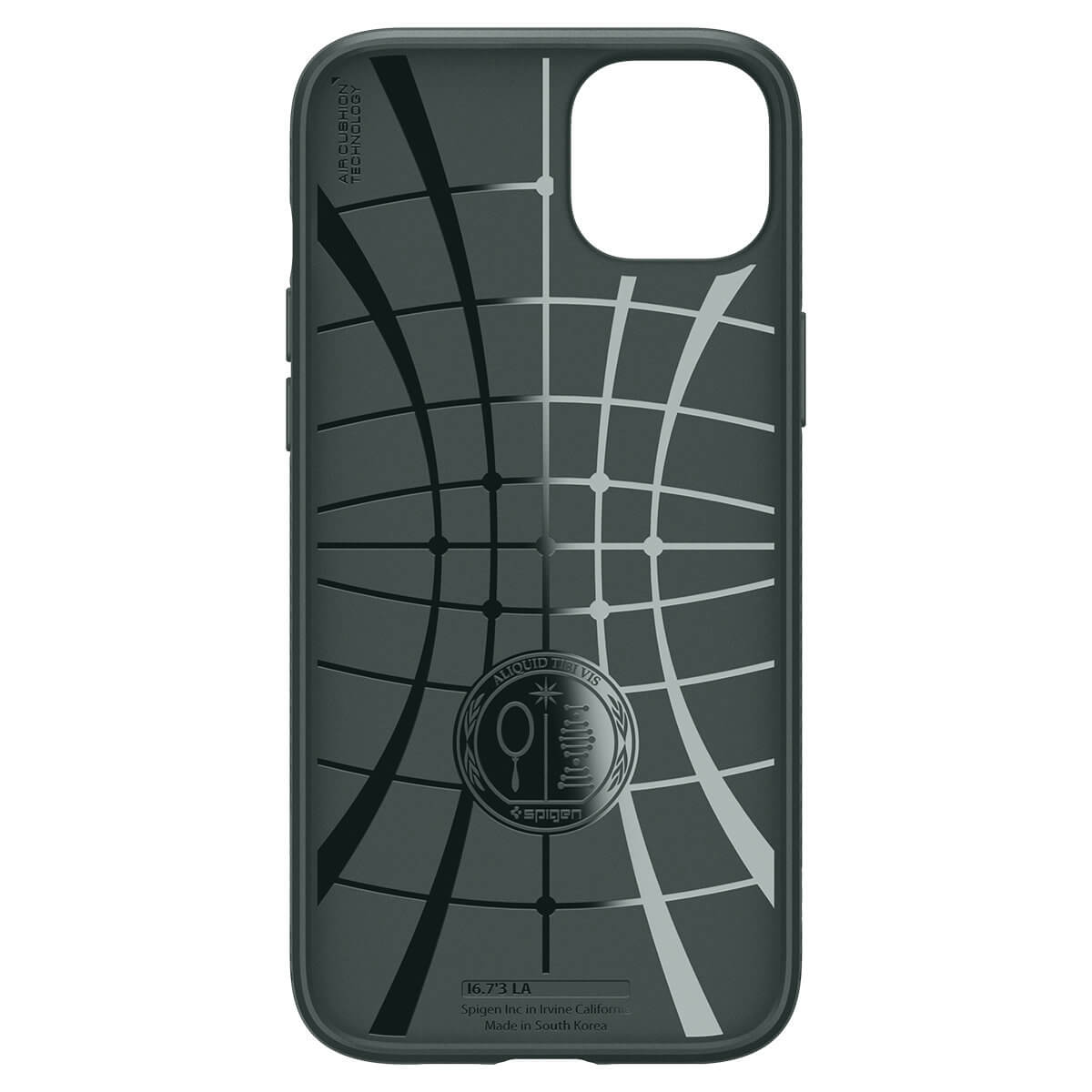 Spigen iPhone 15 Plus Liquid Air Θήκη Σιλικόνης - Abyss Green