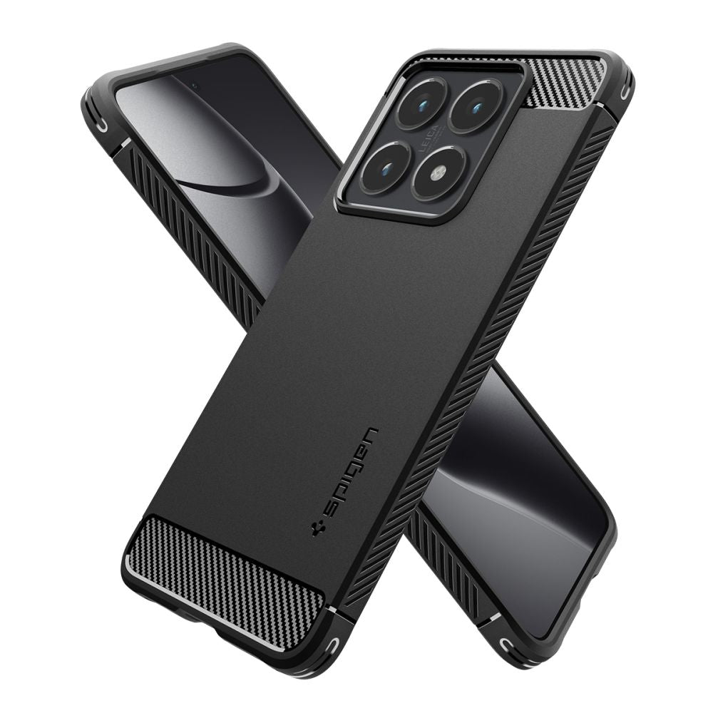 Spigen Xiaomi 14T Pro Θήκη TPU Rugged Armor - Matte Black