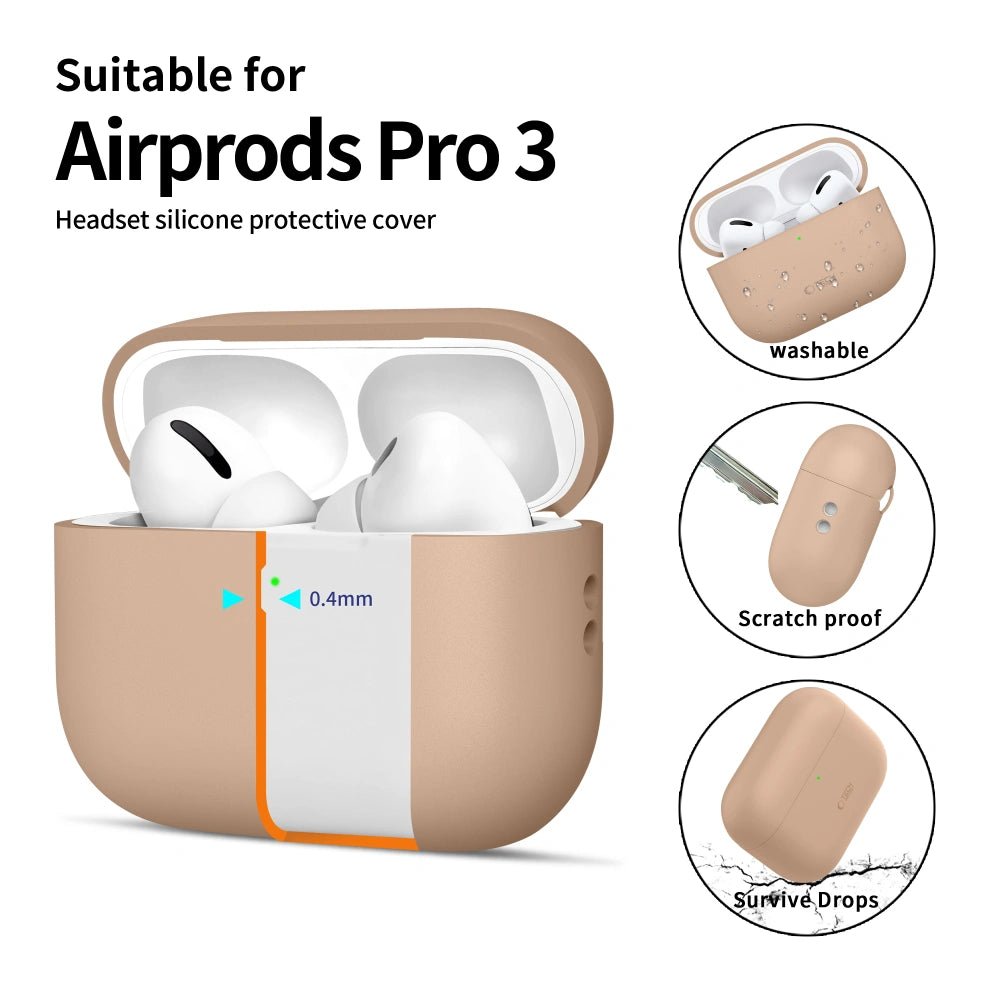 Tech - Protect AirPods Pro 3 - Θήκη Σιλικόνης - Silicone - Caffe Latte