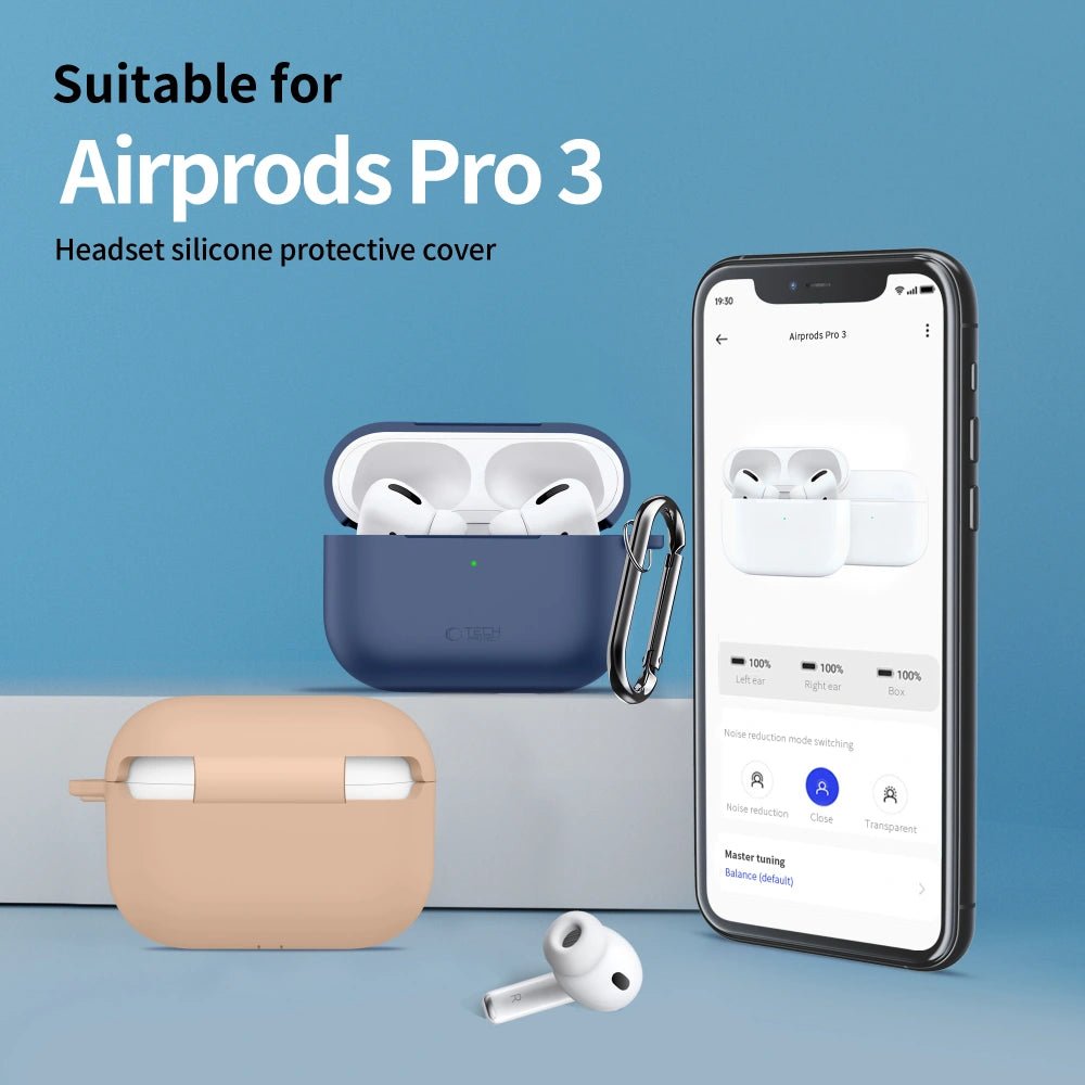 Tech - Protect AirPods Pro 3 - Θήκη Σιλικόνης - Silicone Hook - Caffe Latte