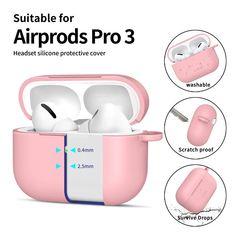 Tech - Protect AirPods Pro 3 - Θήκη Σιλικόνης - Silicone Hook - Dusty Pink