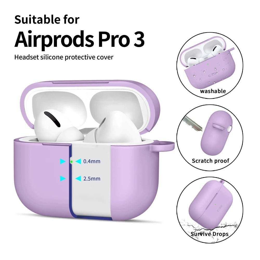 Tech - Protect AirPods Pro 3 - Θήκη Σιλικόνης - Silicone Hook - Lavender