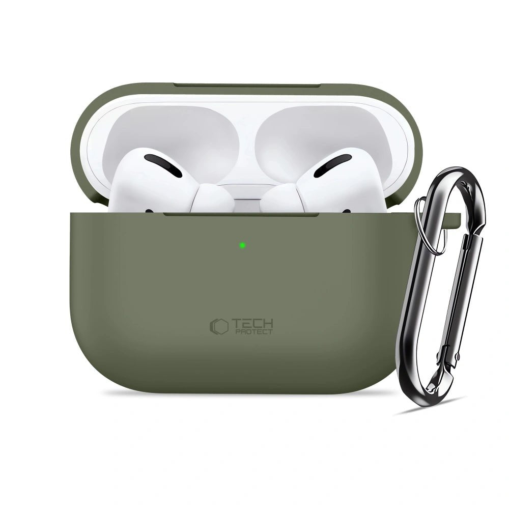 Tech - Protect AirPods Pro 3 - Θήκη Σιλικόνης - Silicone Hook - Olive Green