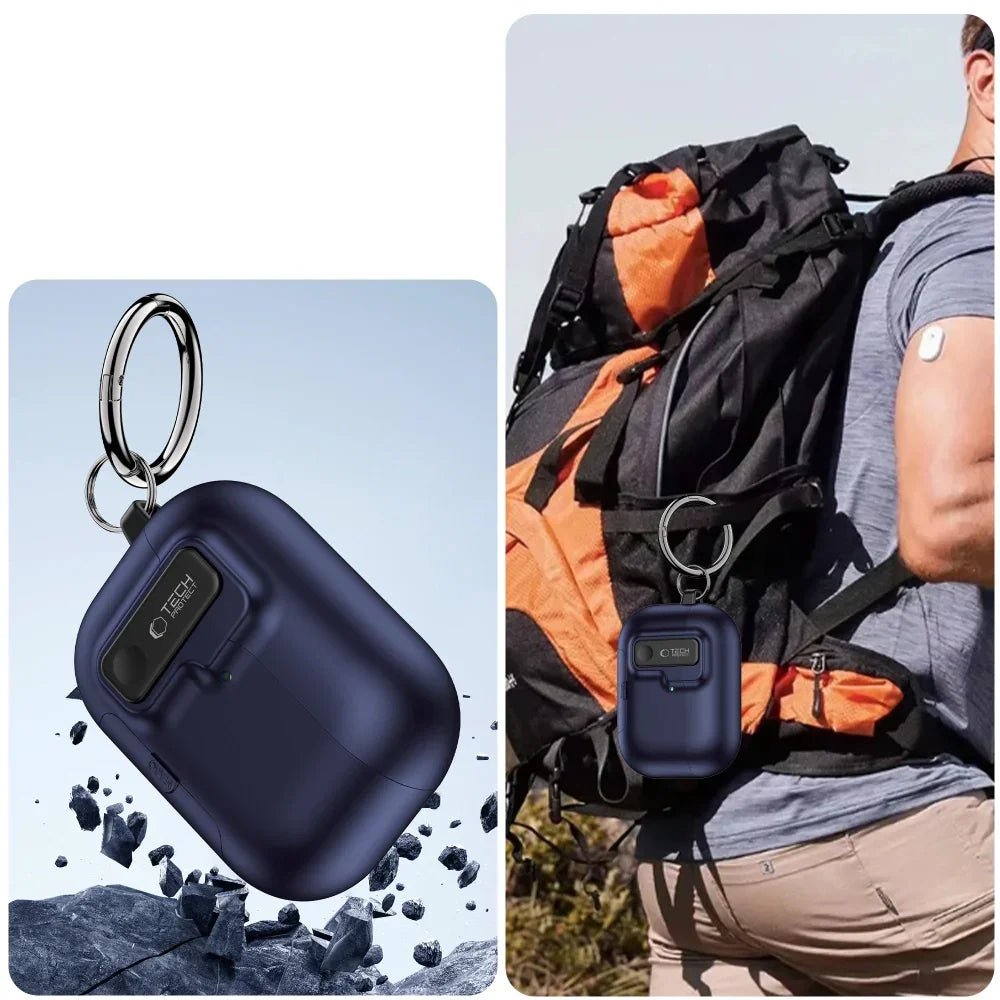 Tech - Protect AirPods Pro 3 - Θήκη από Σκληρό Πλαστικό - Slim Hook - Navy Blue