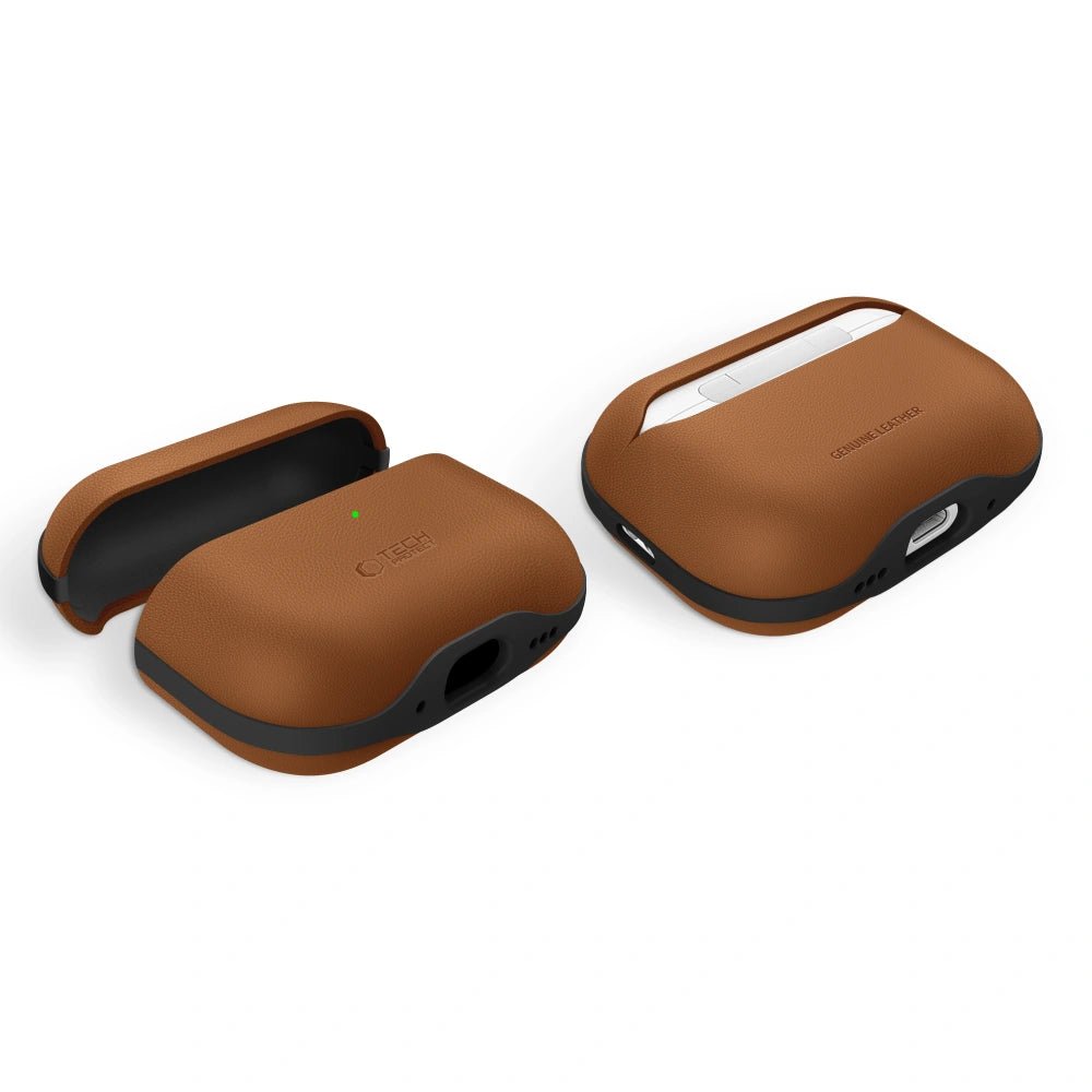 Tech - Protect AirPods Pro 3 - Δερμάτινη Θήκη - NaturalFit - Brown
