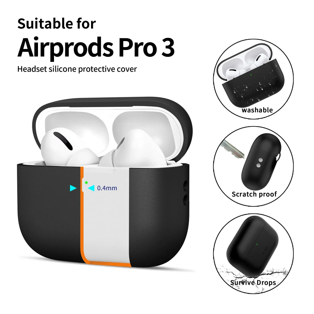 Tech - Protect AirPods Pro 3 - Θήκη Σιλικόνης - Silicone - Black