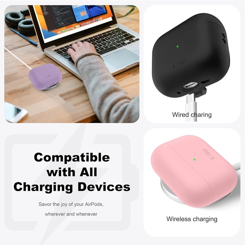 Tech - Protect AirPods Pro 3 - Θήκη Σιλικόνης - Silicone - Black