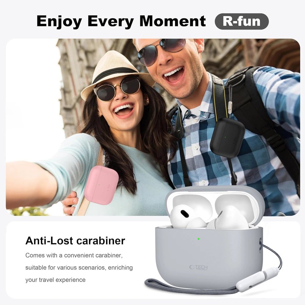 Tech - Protect AirPods Pro 3 - Θήκη Σιλικόνης - Silicone - Crayon Grey