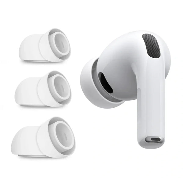 Tech - Protect AirPods Pro 3 - Ανταλλακτικά Ear Tips Σιλικόνης - 3 Σετ (S / M / L) - White