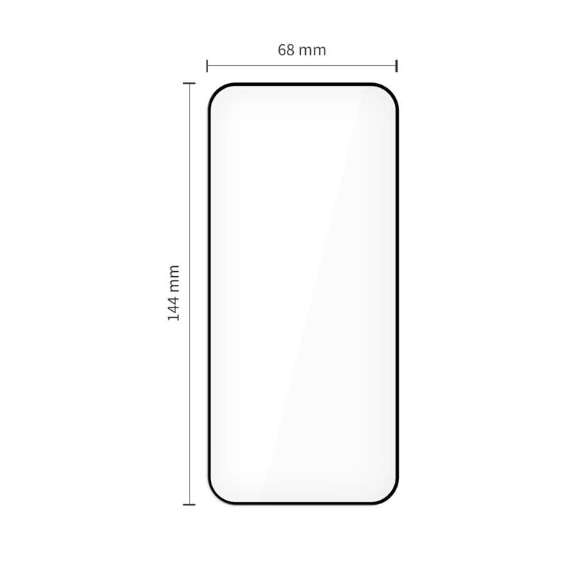 Tech - Protect iPhone 14 Pro - Quick Set+ - Σετ με 2 Full Screen Αντιχαρακτικά Γυαλιά Οθόνης με Οδηγό Τοποθέτησης - Black