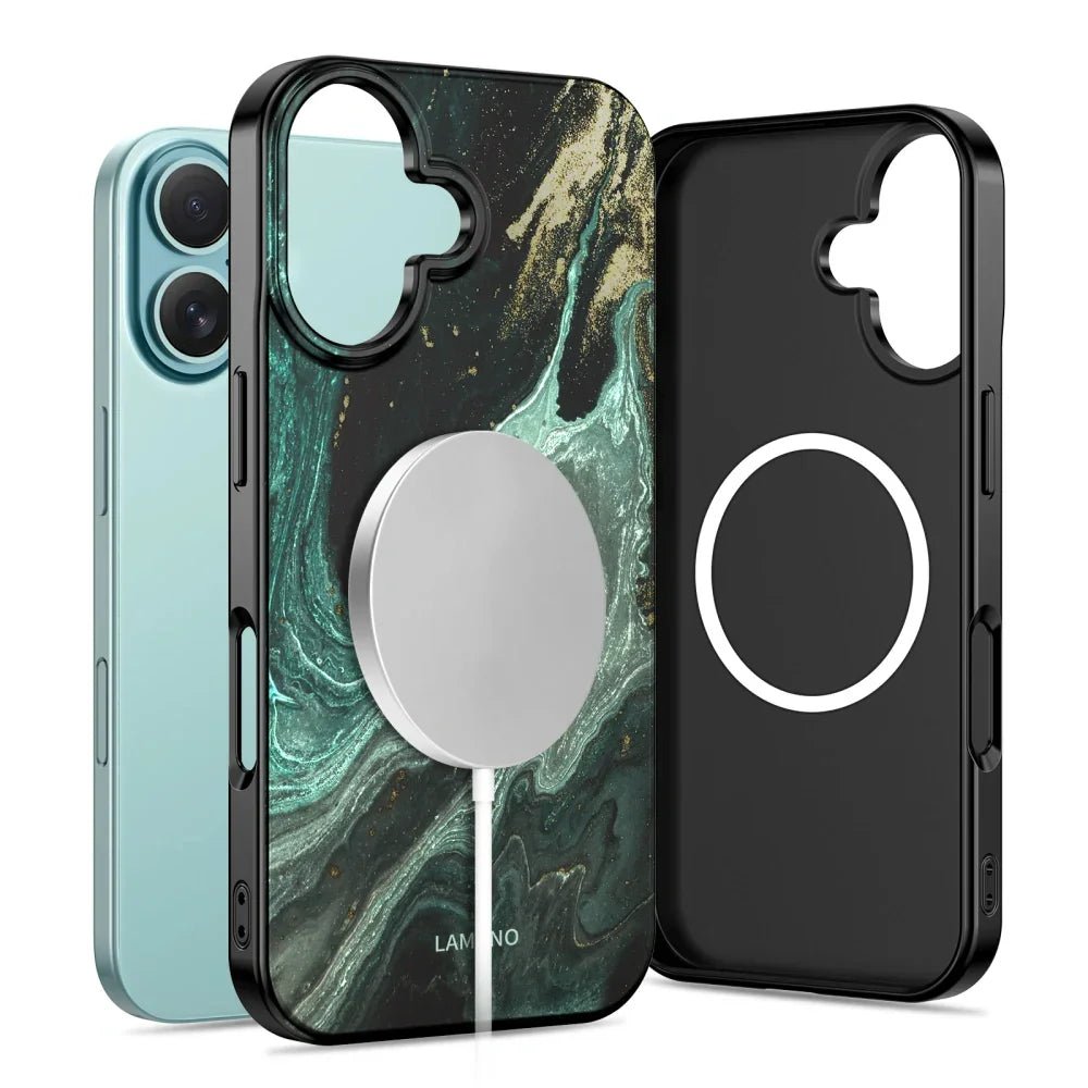 Tech - Protect iPhone 16 - Lamano MagSafe - Σκληρή Θήκη με MagSafe - Verde Aura