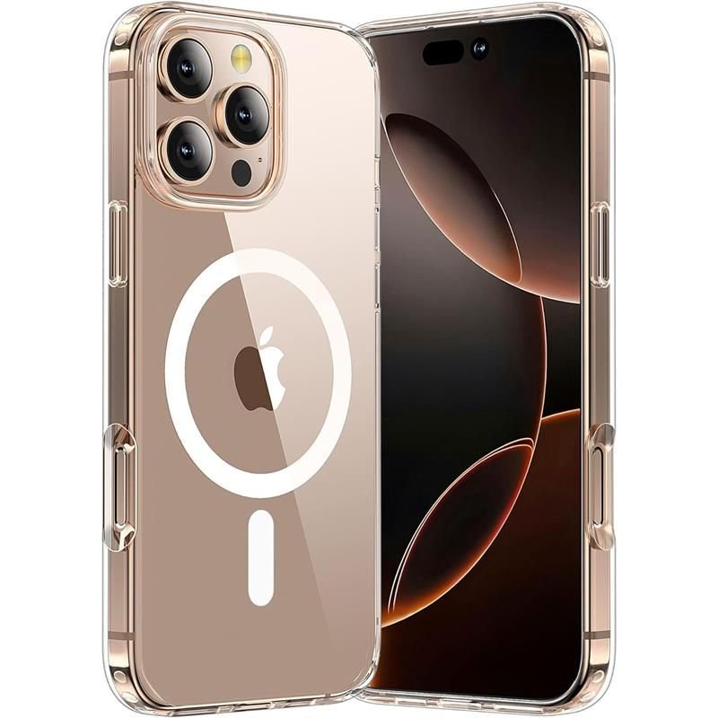 Tech - Protect iPhone 16 Pro Max - Σκληρή Θήκη με Πλαίσιο Σιλικόνης - Flex MagSafe - Διάφανη