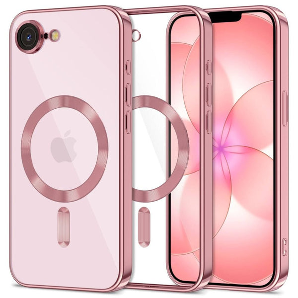 Tech - Protect iPhone 16e / iPhone 17e - Θήκη Σιλικόνης TPU με MagSafe - MagFlex - Rose Gold