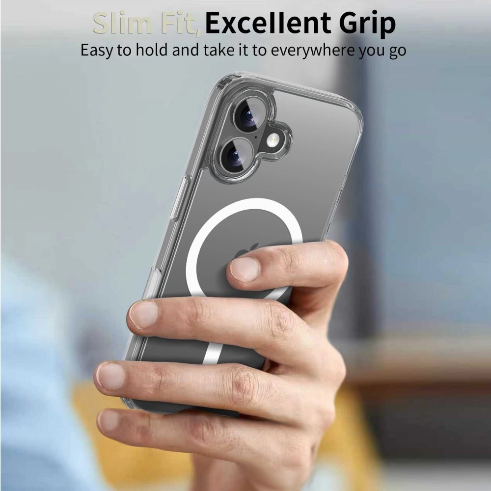 Tech - Protect iPhone 17 - Flexair Hybrid CC MagSafe - Σκληρή Θήκη με Πλαίσιο Σιλικόνης - Clear