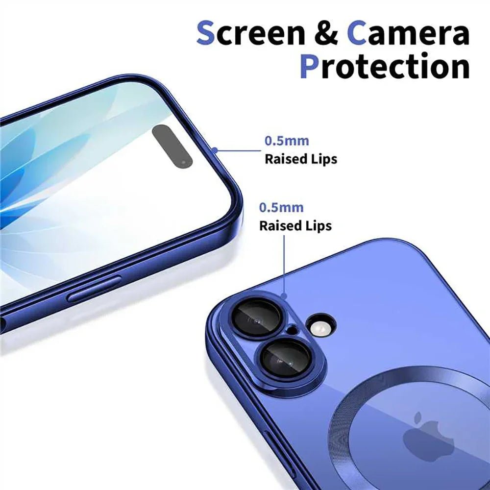 Tech - Protect iPhone 17 MagFlex - Θήκη Σιλικόνης TPU με MagSafe - Shiny Mist Blue
