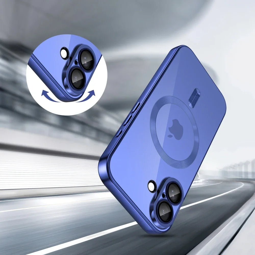Tech - Protect iPhone 17 MagFlex - Θήκη Σιλικόνης TPU με MagSafe - Shiny Mist Blue