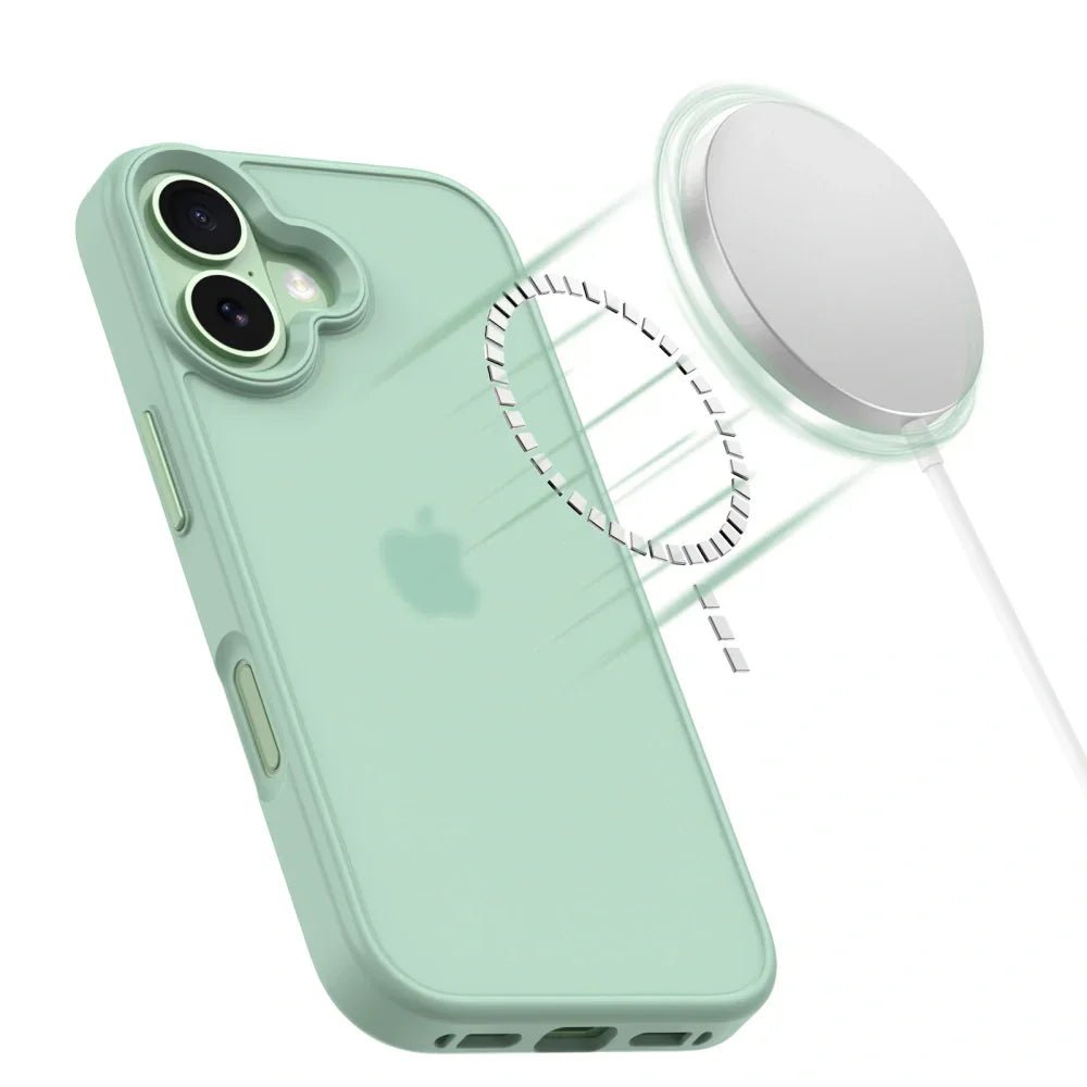 Tech - Protect iPhone 17 - MagMat - Σκληρή Θήκη με Πλαίσιο Σιλικόνης - Matte Sage