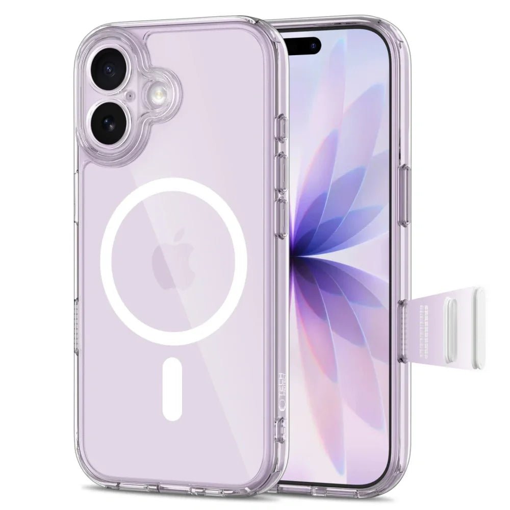 Tech - Protect iPhone 17 - MagPeak MagSafe CC - Σκληρή Θήκη με Πλαίσιο Σιλικόνης - Clear