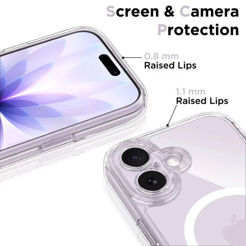 Tech - Protect iPhone 17 - MagPeak MagSafe CC - Σκληρή Θήκη με Πλαίσιο Σιλικόνης - Clear