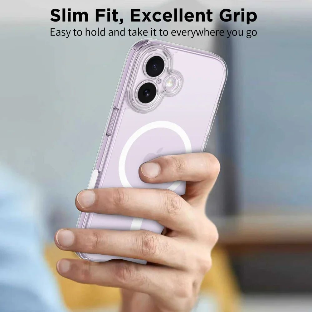 Tech - Protect iPhone 17 - MagPeak MagSafe CC - Σκληρή Θήκη με Πλαίσιο Σιλικόνης - Clear