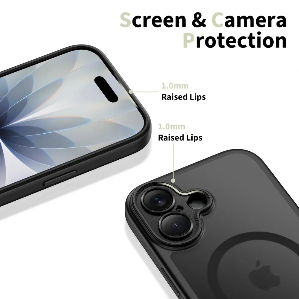 Tech - Protect iPhone 17 - MagPeak MagSafe CC - Σκληρή Θήκη με Πλαίσιο Σιλικόνης - Matte Black
